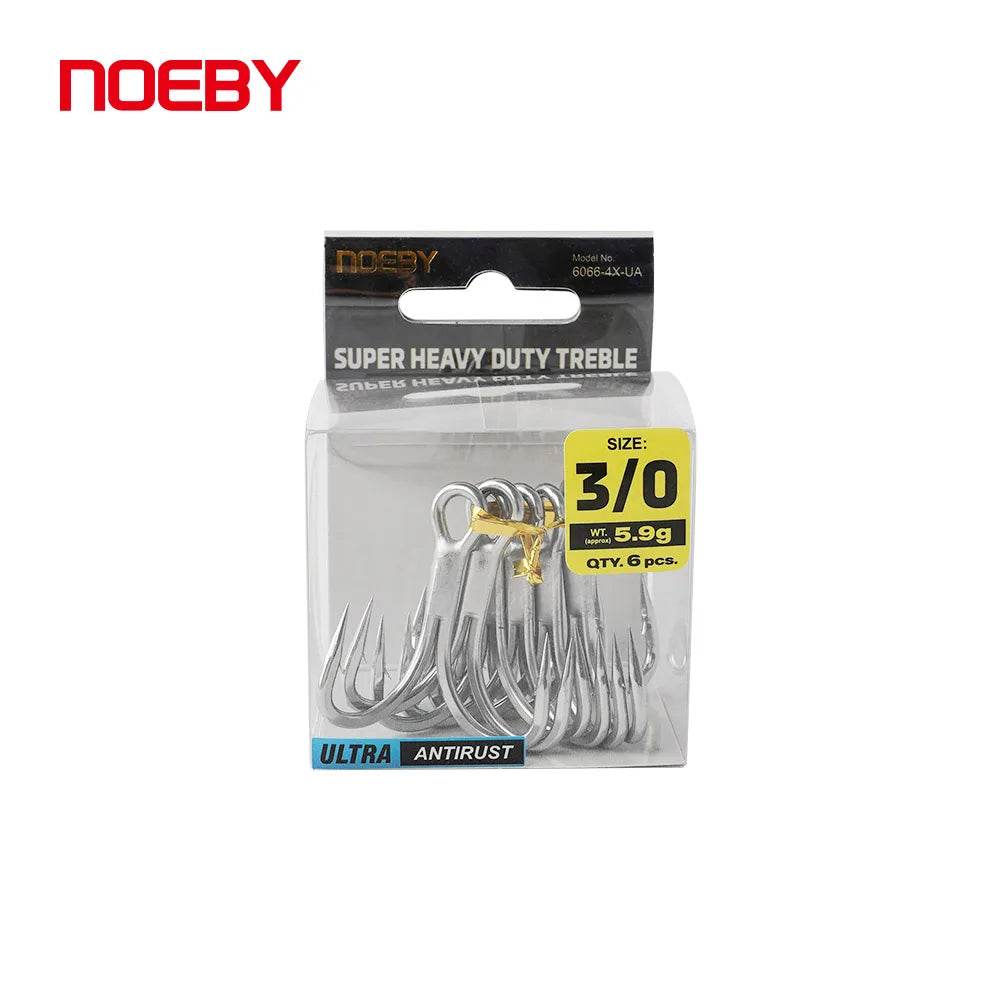 NOEBY Heavy Class Treble Hook – Big Game Power - Fish & Cheaps | Fishing & Outdoor Gear