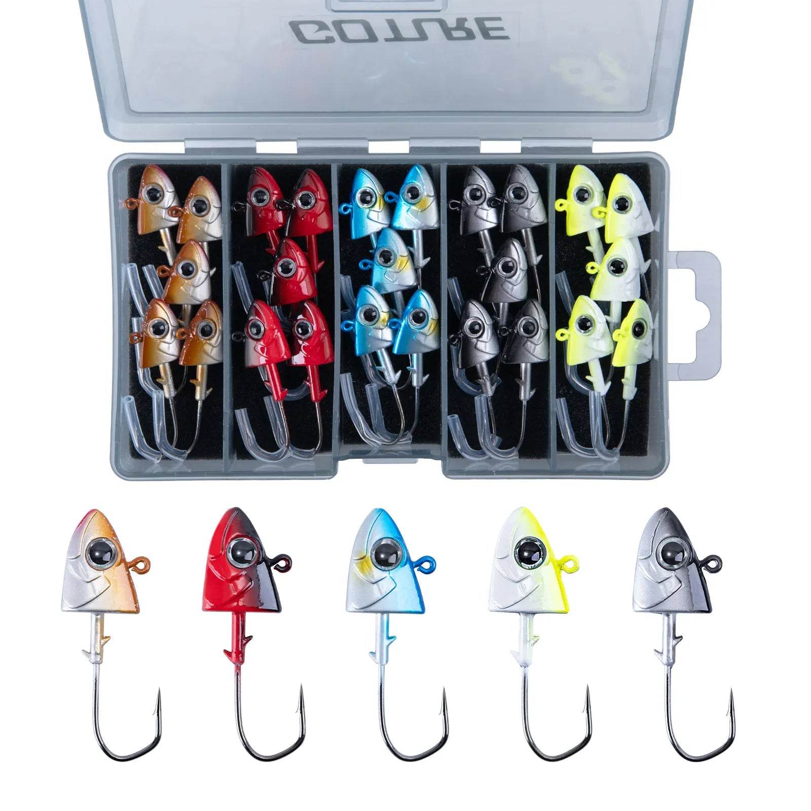 Goture Jig Head Fishing Hooks Set - Fish & Cheaps | Fishing & Outdoor Gear