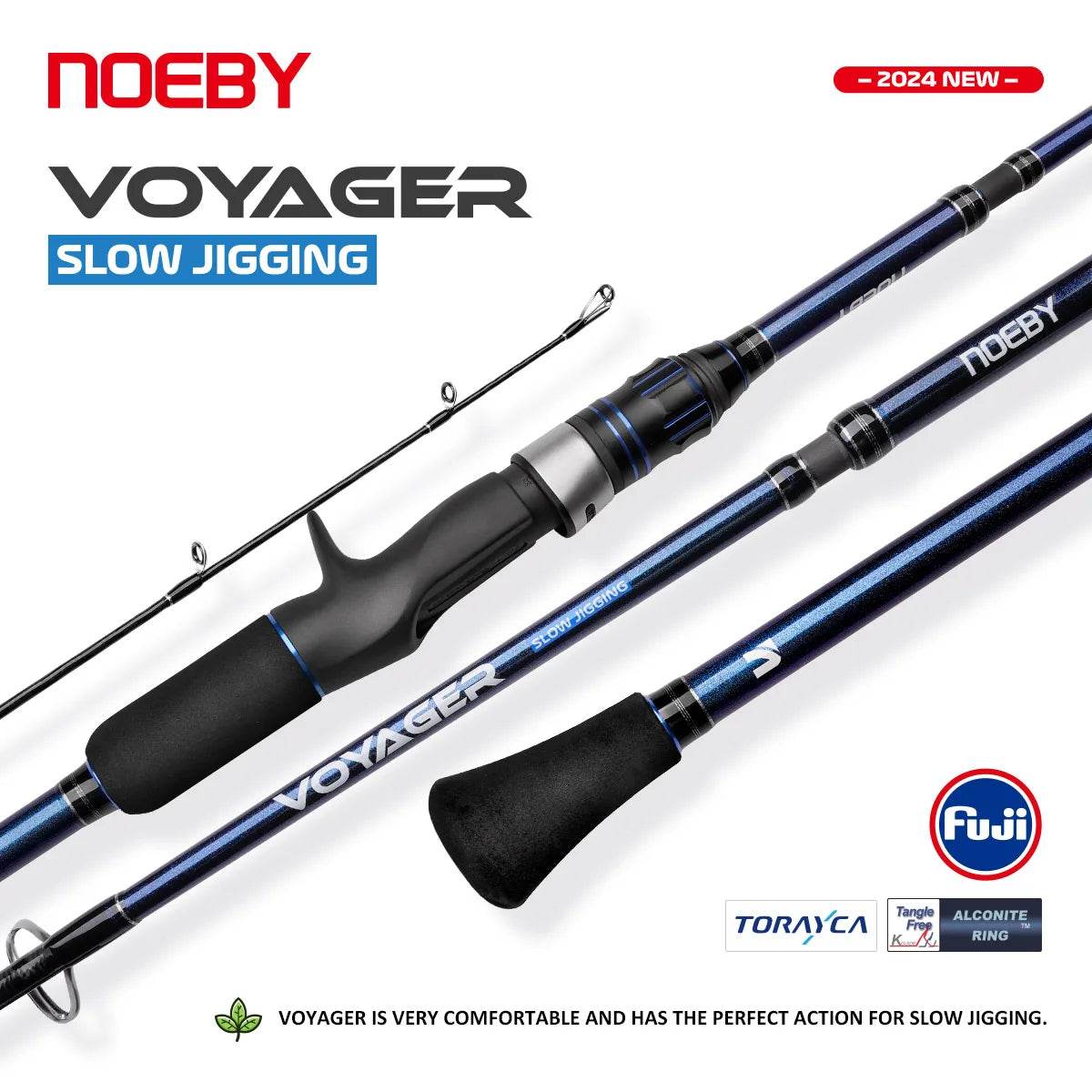 Noeby VOYAGER Slow Jigging Rod: Fuji Series - Fish & Cheaps | Fishing & Outdoor Gear