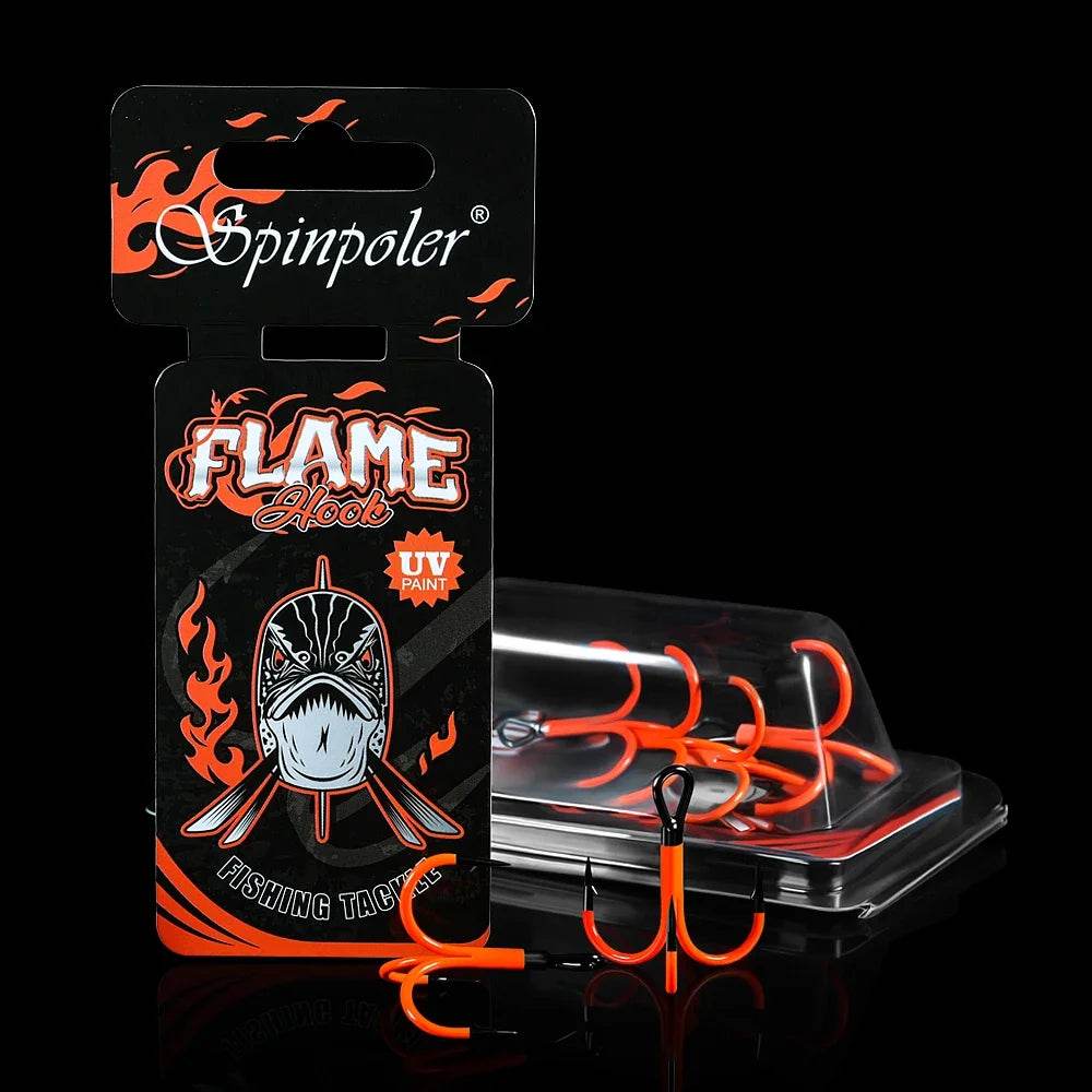 Spinpoler Flame Treble Hook UV-Active - Fish & Cheaps | Fishing & Outdoor Gear