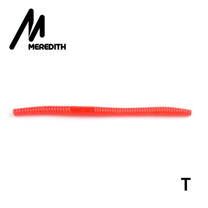 MEREDITH Fishing Soft Lures 140mm 5.3g 10pcs Artificial Worm Baits Silicone Fishing Lures crankbait Fishing Tackle