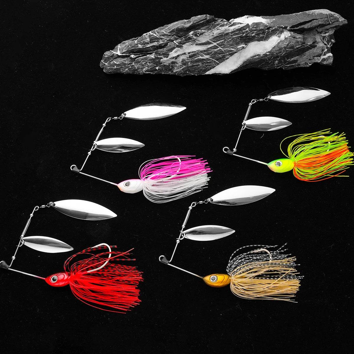 JOHNCOO 50g Double Blade Spinnerbait - Fish & Cheaps | Fishing & Outdoor Gear