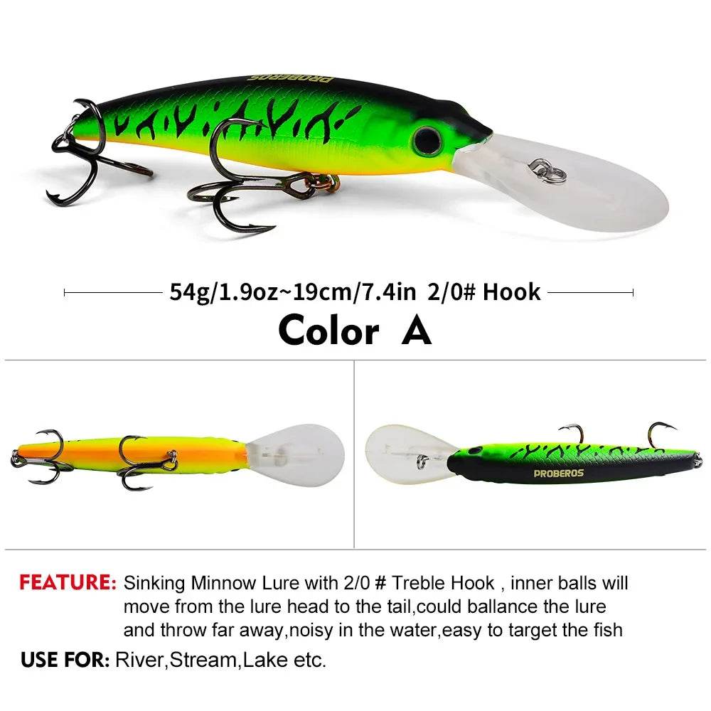 PROBEROS Sinking Laser Minnow 19cm - Fish & Cheaps | Fishing & Outdoor Gear