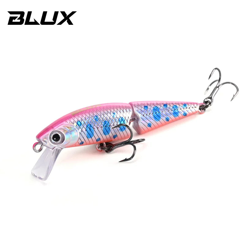 BLUX DR. Minnow Joint 50S Swimbait 50mm 3.2g Sinking Wobbler Fishing Lure Artificial Hard Bait for Pike Bass Trout