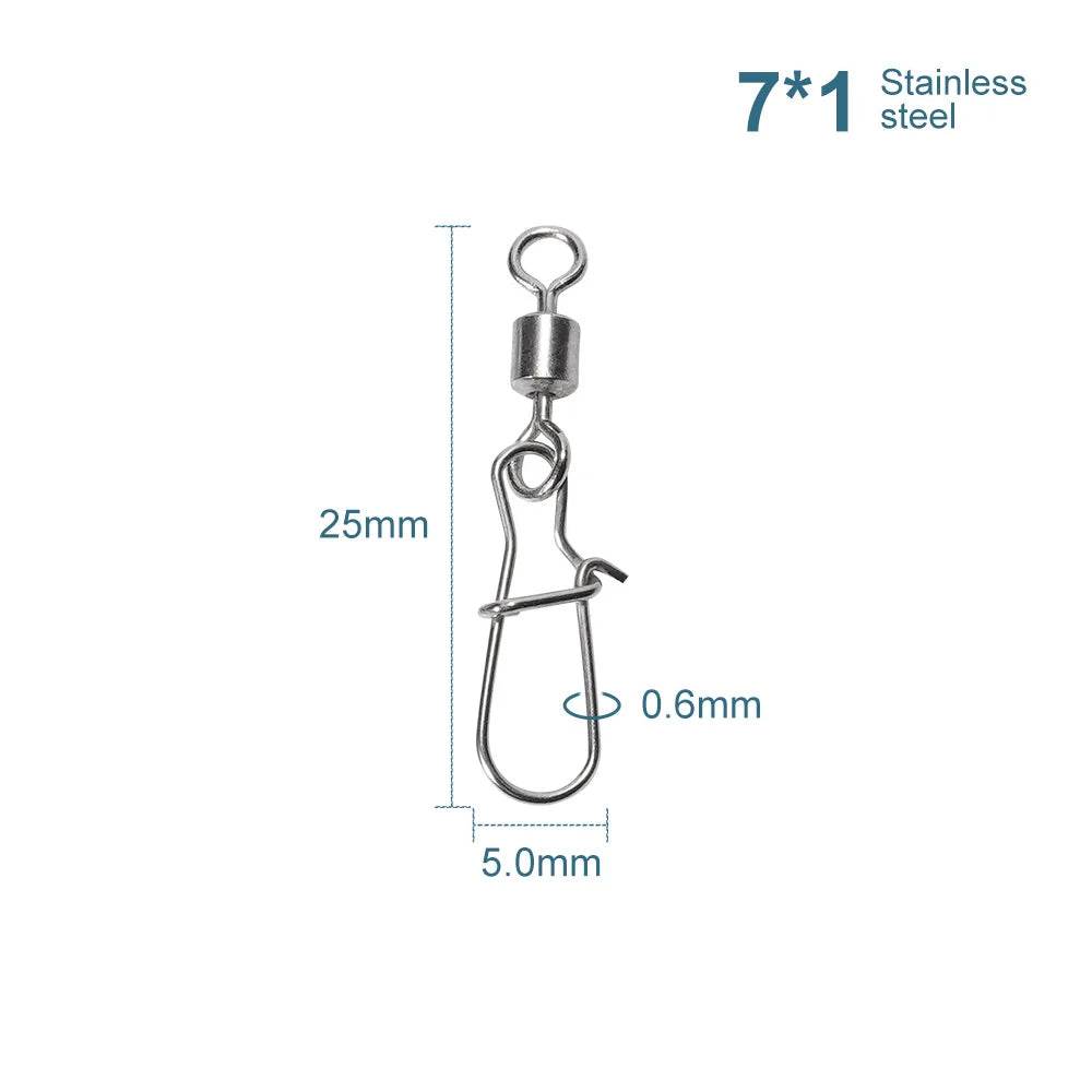 Noeby Pike Fishing Connector Pin Swivels - Fish & Cheaps | Fishing & Outdoor Gear