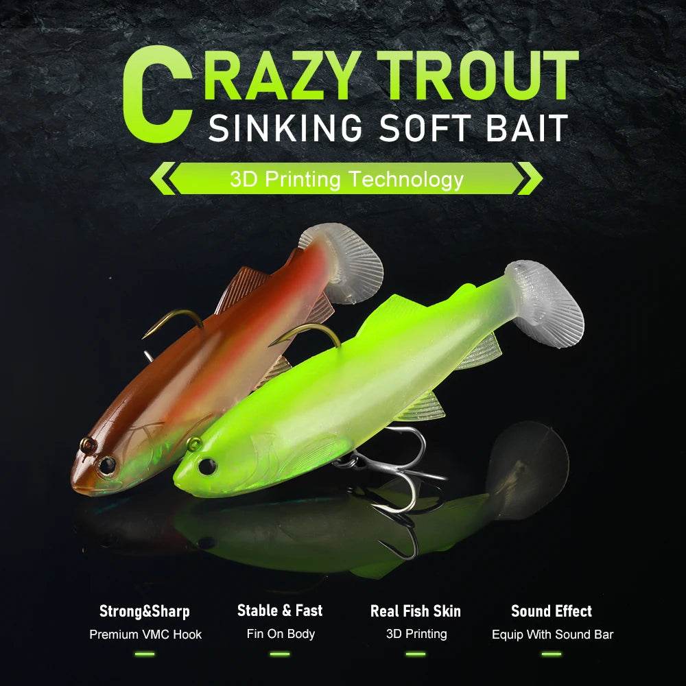 Kingdom Soft T Tail Swimbait – 38g/120mm - Fish & Cheaps | Fishing & Outdoor Gear