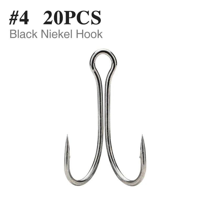 TSURINOYA Double Frog Hooks – Ultra Sharp, Durable Design - Fish & Cheaps | Fishing & Outdoor Gear