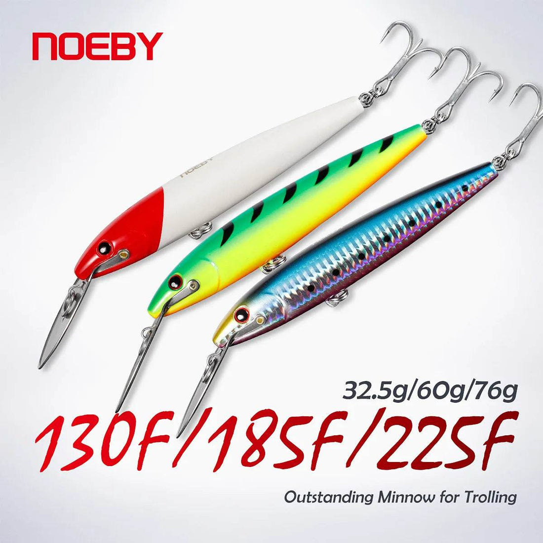 Noeby Hard Bait Minnow Trio Set - Fish & Cheaps | Fishing & Outdoor Gear