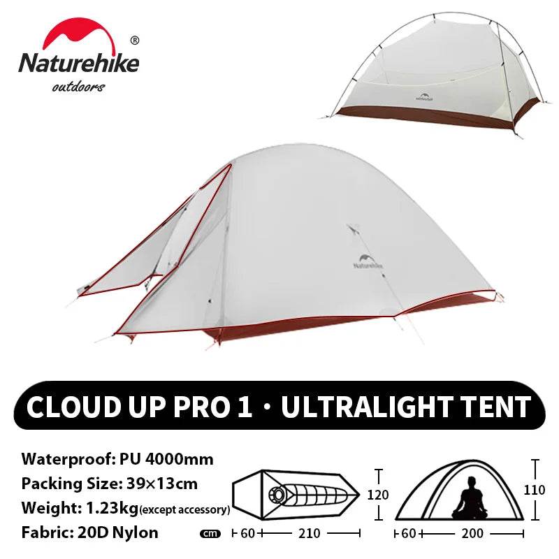Naturehike Cloud Up 1 Ultralight Tent - Fish & Cheaps | Fishing & Outdoor Gear