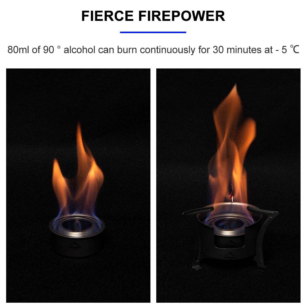 Widesea Titanium Camping Stove — Ultralight Burner for Trekking & Survival - Fish & Cheaps | Fishing & Outdoor Gear