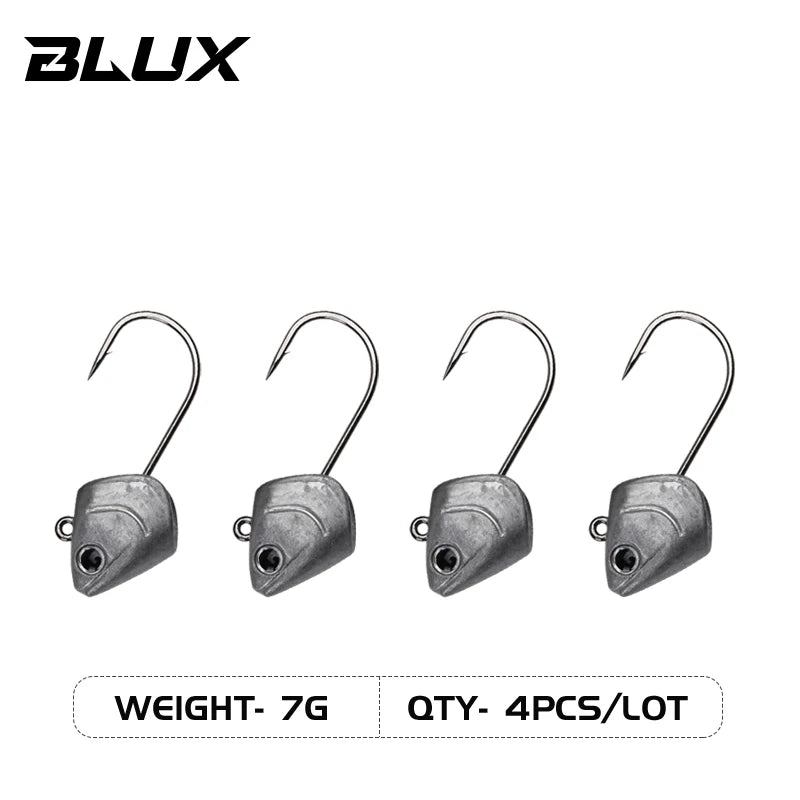 BLUX BLOD SHAD 80mm 105mm Soft Fishing Lure Jighead Black Tail Minnow Artificial Silicone Bait Saltwater Sea Bass Swimbait Gear