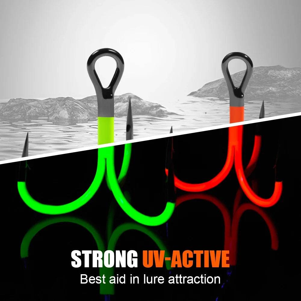 Spinpoler Flame Treble Hook UV-Active - Fish & Cheaps | Fishing & Outdoor Gear