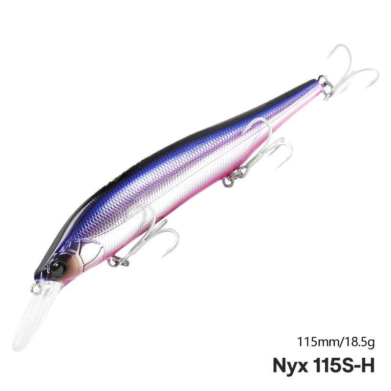 TSURINOYA 115S NYX Sinking Minnow Jerkbait - Fish & Cheaps | Fishing & Outdoor Gear