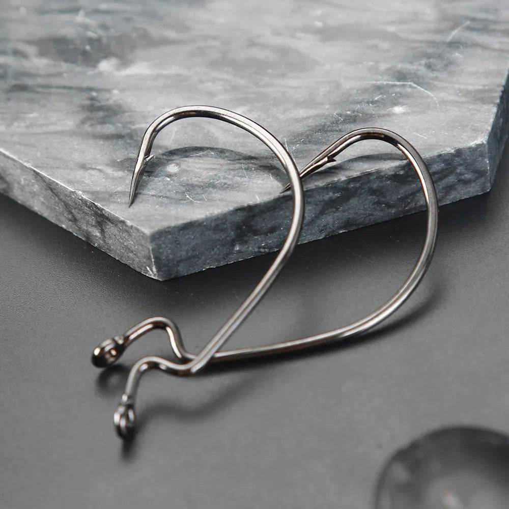 JOHNCOO 4X Blood Wide Crank Fishing Hooks - Fish & Cheaps | Fishing & Outdoor Gear