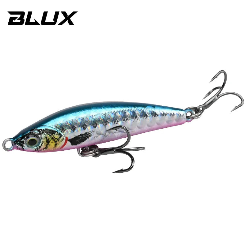 BLUX EXILE 50 Sinking Gravity Pencil Heavy Stick Fishing Lure 50MM 8G Saltwater Lipless Minnow Wobbler Hard Plastic Bait