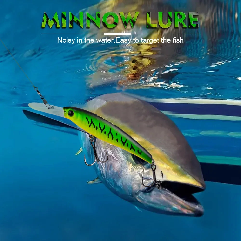 1PCS Sinking Laser Minnow Fishing Lure 19CM 54G Pesca Hooks Fish Wobbler Tackle Crankbait Artificial Japan Hard Bait Swimbait