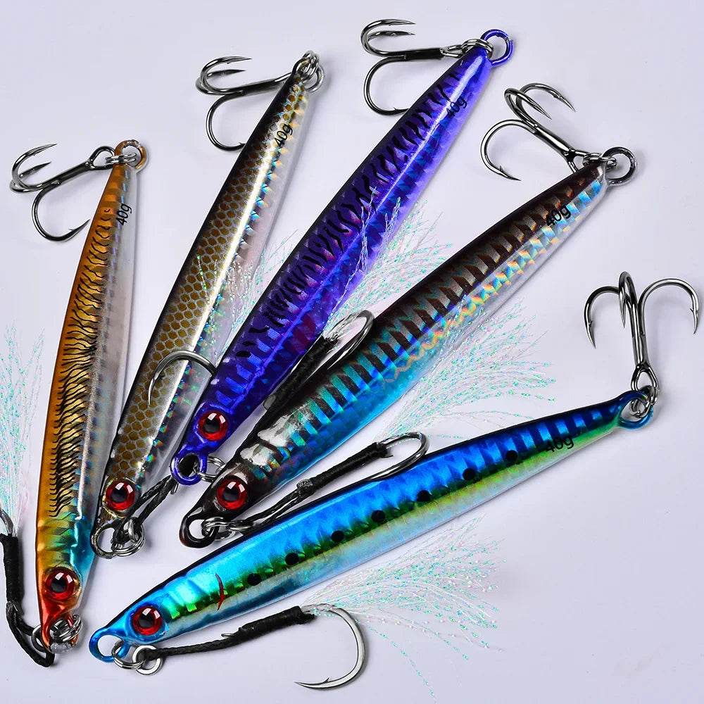 PROBEROS Fast Sink Metal Jigs – Long Distance Casting - Fish & Cheaps | Fishing & Outdoor Gear