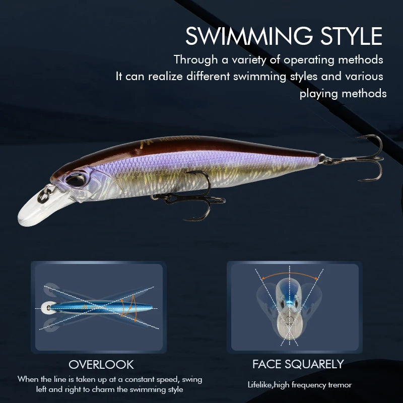 MEREDITH JERK MINNOW 100F 14g Floating Wobbler