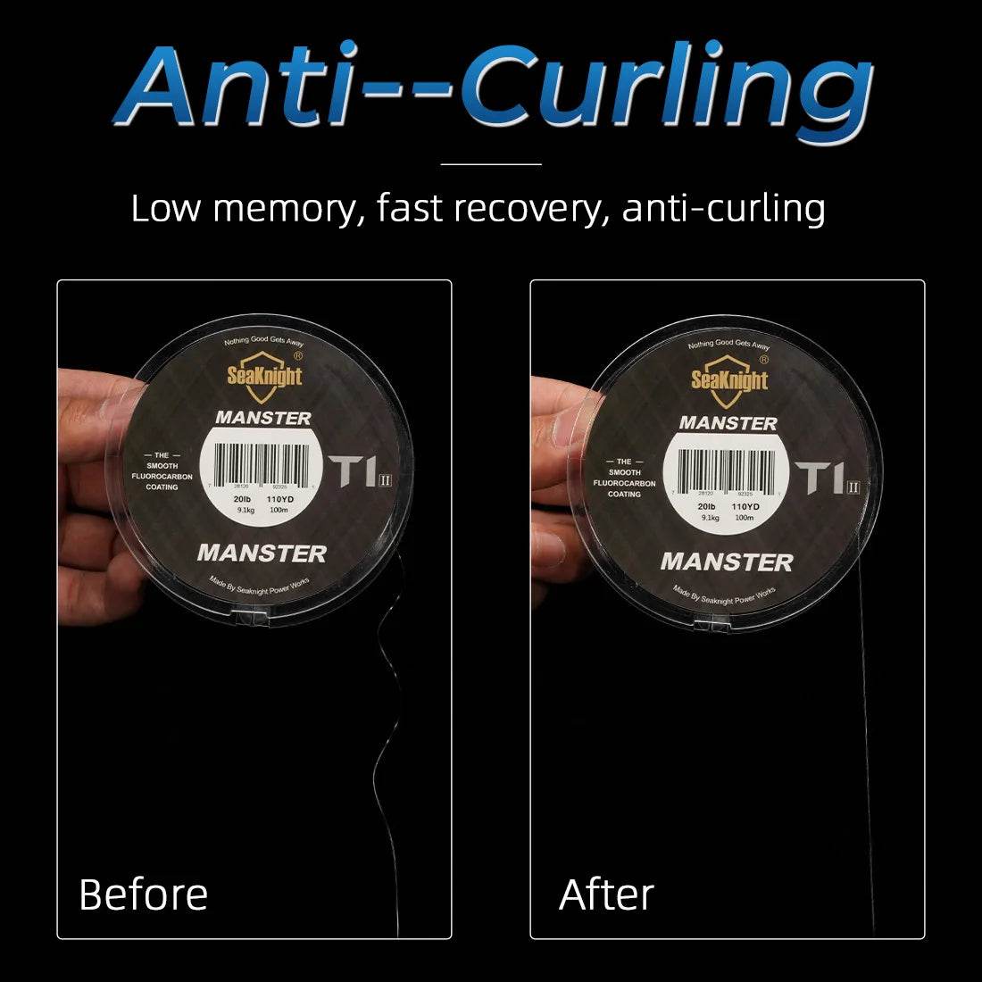 SeaKnight MANSTER T1 II Fluorocarbon Coated Line - Fish & Cheaps | Fishing & Outdoor Gear