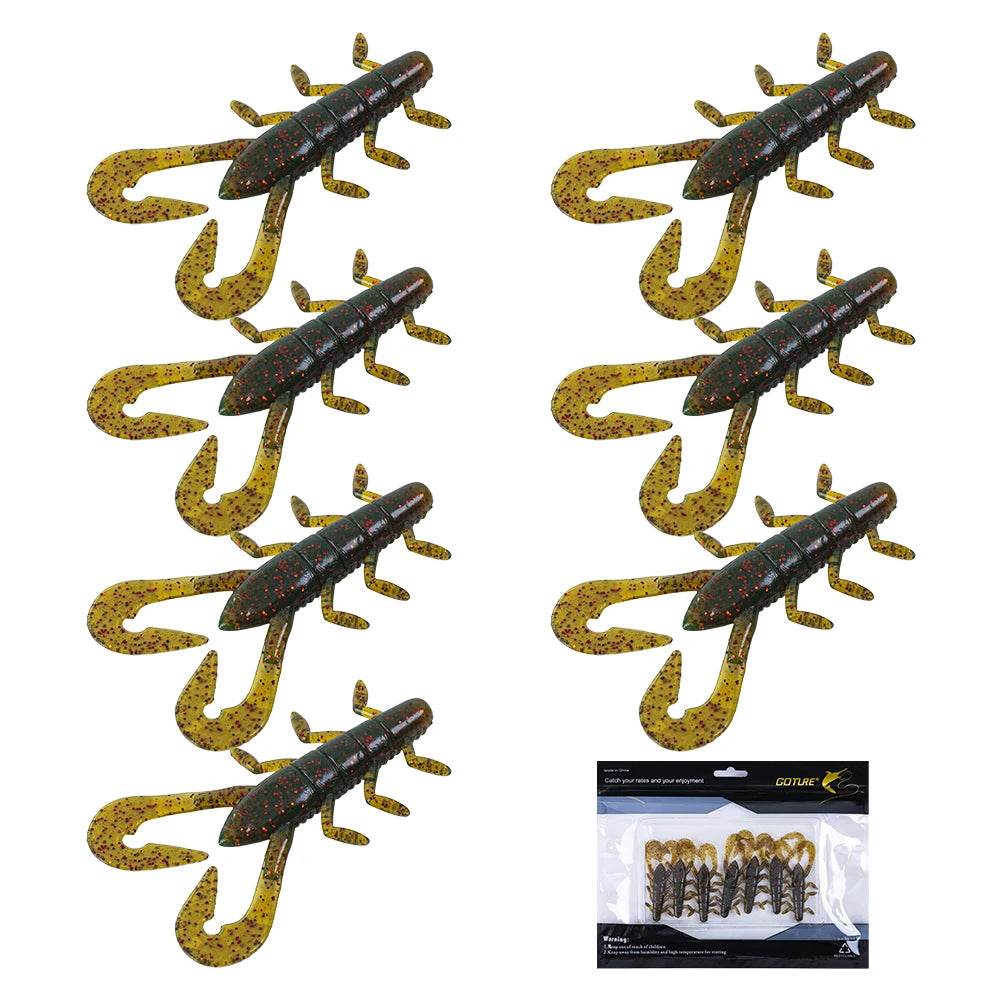 Goture 65mm Soft Bait Lure Set - Fish & Cheaps | Fishing & Outdoor Gear
