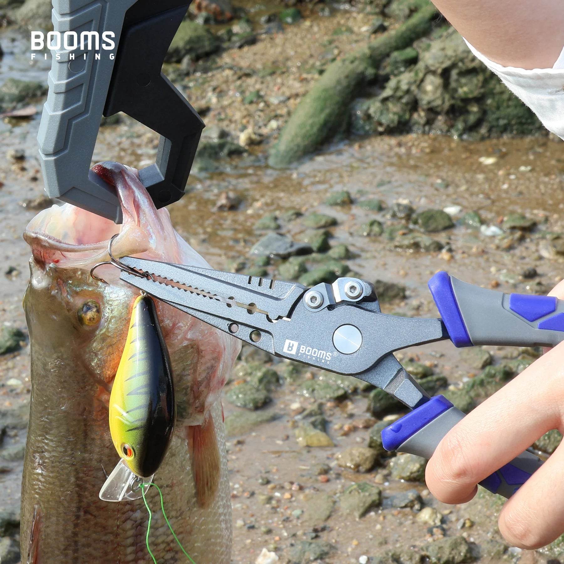 Booms Fishing 8.5in Pliers & 9.4in Fish Grip Set - Fish & Cheaps | Fishing & Outdoor Gear