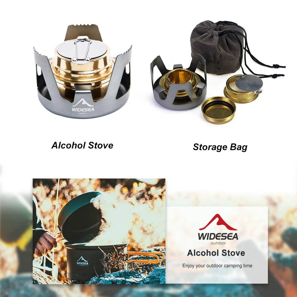 Widesea Mini Ultra-Light Spirit Burner Stove - Fish & Cheaps | Fishing & Outdoor Gear