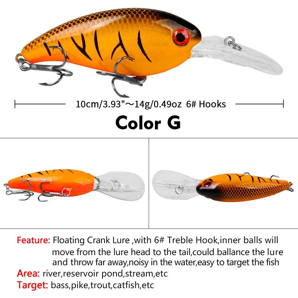 PROBEROS Minnow 10cm Crankbait – Proven Topwater Action - Fish & Cheaps | Fishing & Outdoor Gear