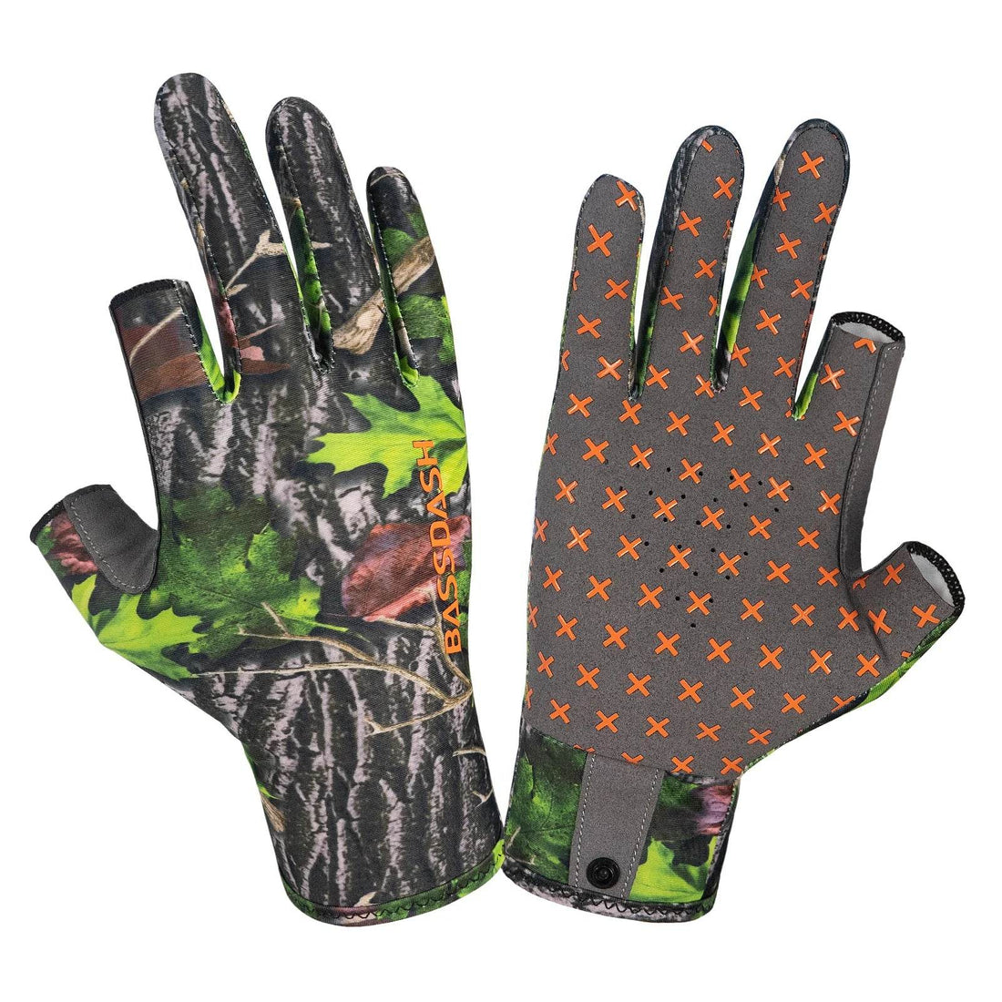Bassdash Fingerless Camo Warm Weather Gloves - Fish & Cheaps | Fishing & Outdoor Gear