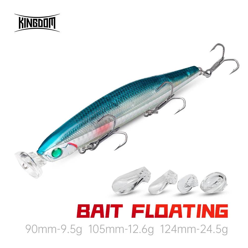 Kingdom Floating Jerk Minnow & Popper Lure - Fish & Cheaps | Fishing & Outdoor Gear