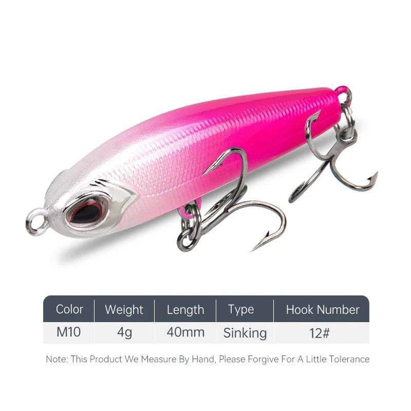 Kingdom Mini Pencil Hard Bait – 40mm/4g - Fish & Cheaps | Fishing & Outdoor Gear