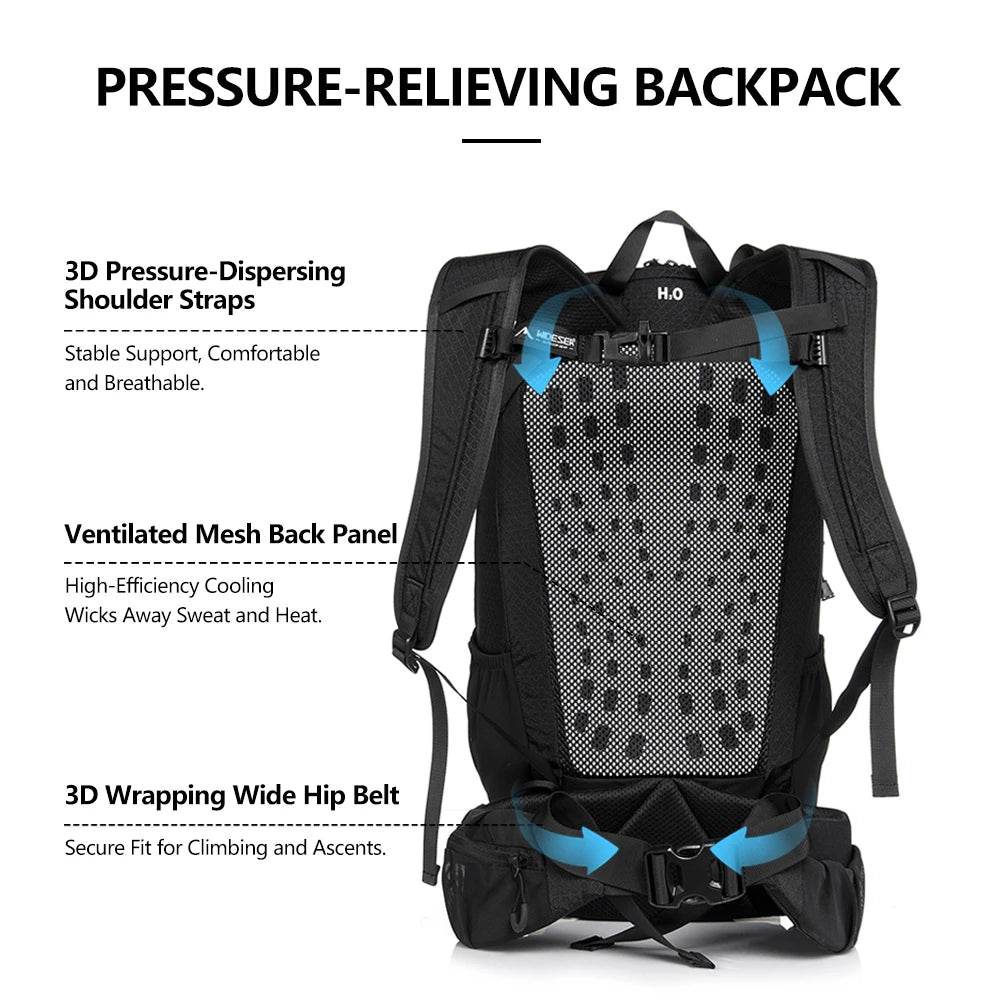 Widesea Waterproof Travel Backpack — Compact, Reliable Storage - Fish & Cheaps | Fishing & Outdoor Gear