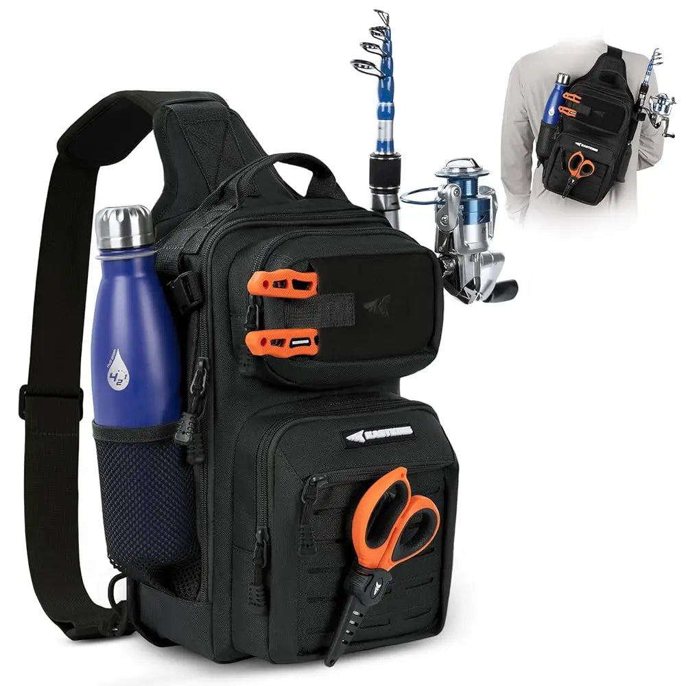 KastKing BlowBak Tactical Fashion Fishing Sling Tackle Bag