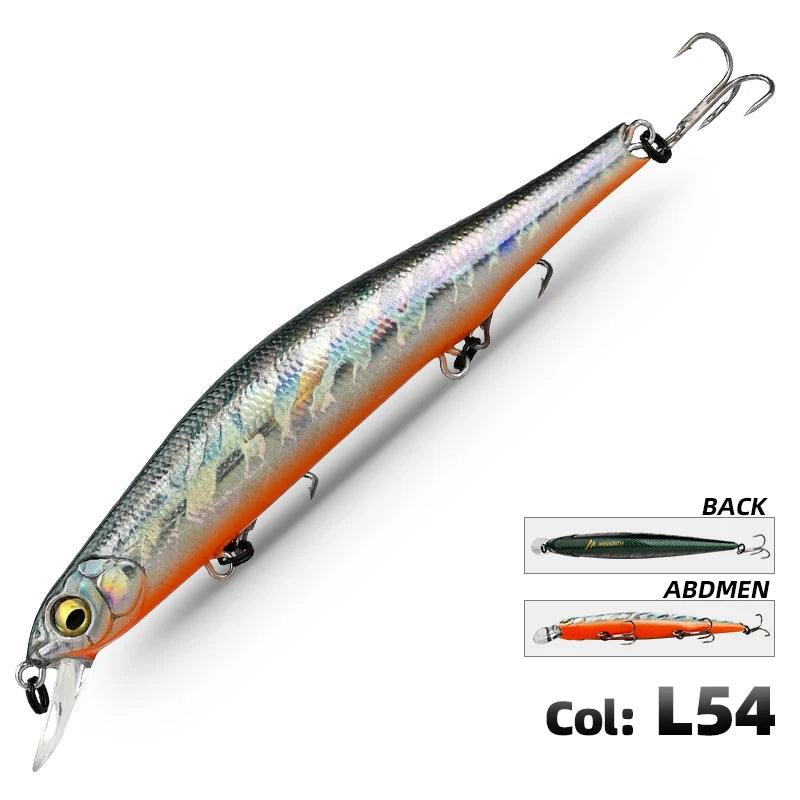 MEREDITH ORBIT-110SP Orbital Magnetic System Top Fishing Lures Minnow Wobbler Quality Fishing Tackle Hooks For Fishing