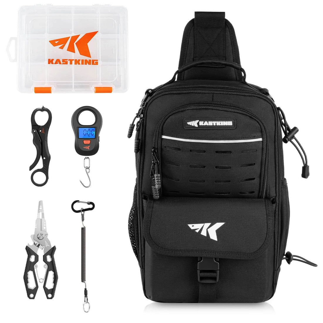 KastKing Everyday Essential Fishing Sling Bag & Tool Set - Fish & Cheaps | Fishing & Outdoor Gear