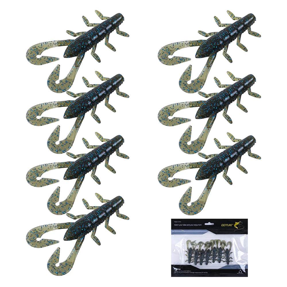 Goture 65mm Soft Bait Lure Set - Fish & Cheaps | Fishing & Outdoor Gear