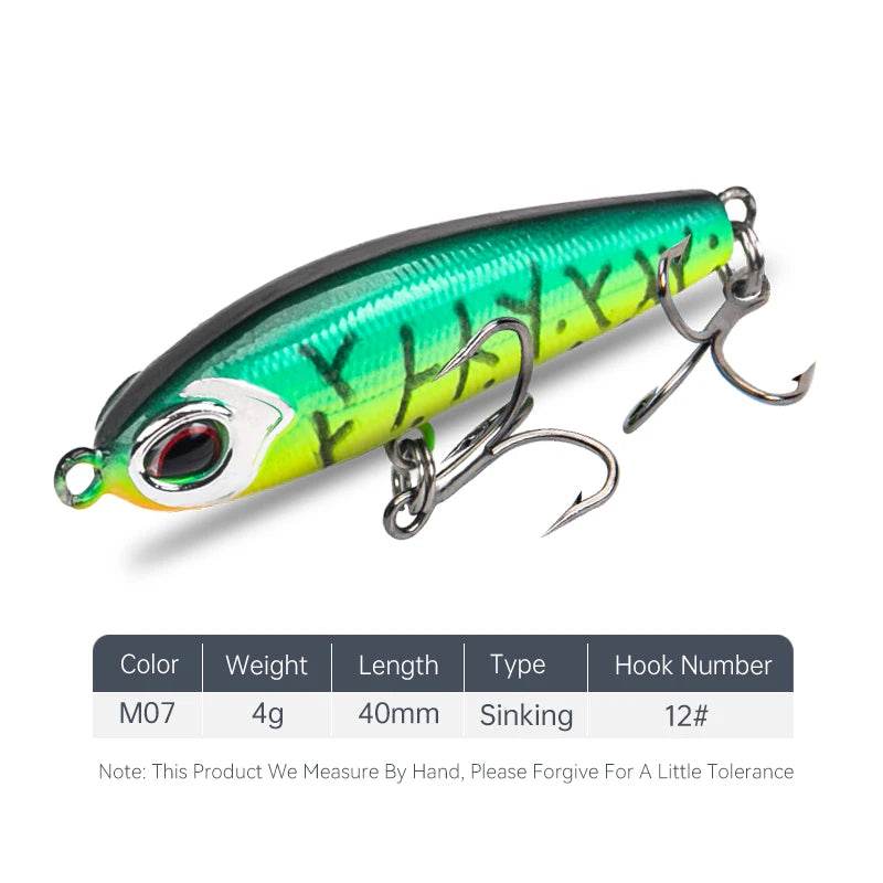 Kingdom Mini Pencil Hard Bait – 40mm/4g - Fish & Cheaps | Fishing & Outdoor Gear