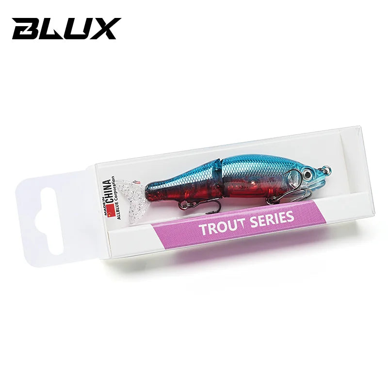 BLUX JACK CLAW 70F 70mm 4.2g Slow Floating Jointed Swimbait Minnow Wobbler Fishing Lure Artificial Hard Bait for Pike Bass Trout