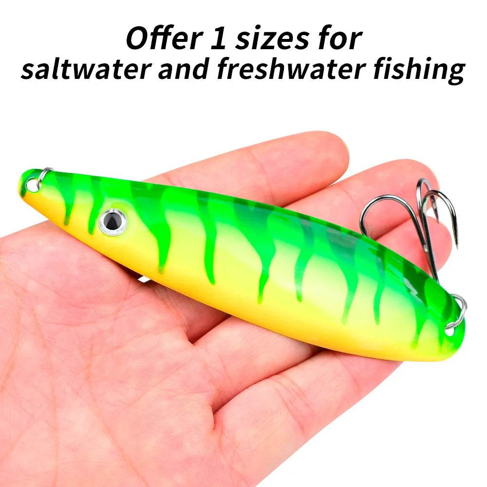 PROBEROS Metal Spinner Spoon | 11.5cm Hard Bait - Fish & Cheaps | Fishing & Outdoor Gear