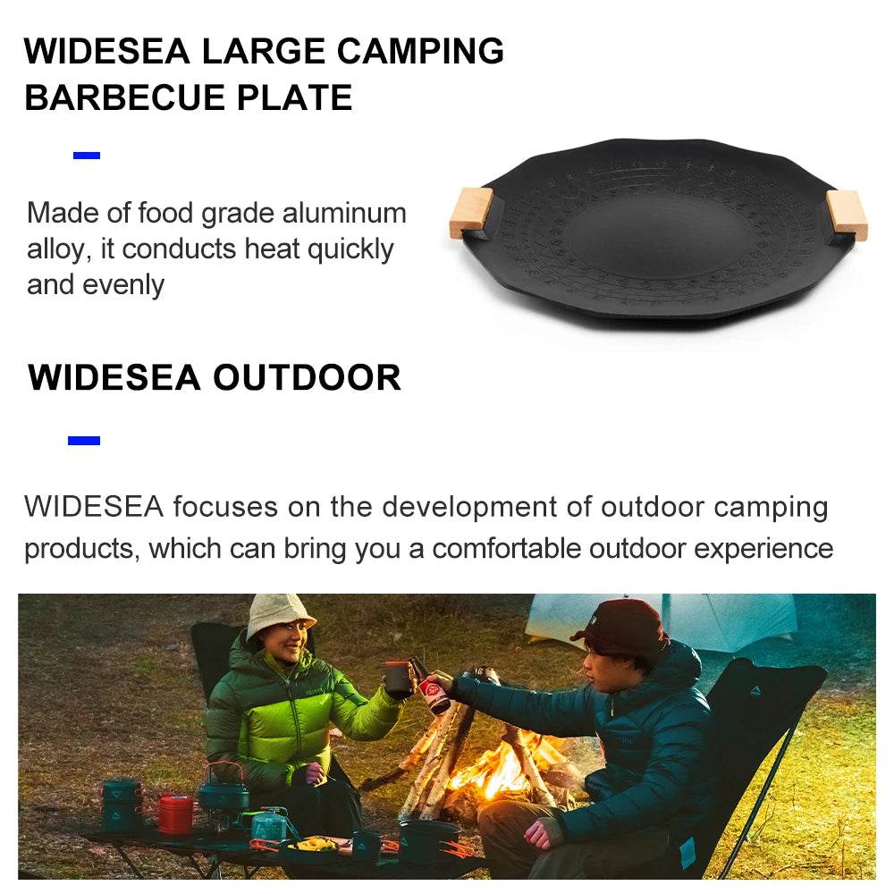 Widesea Camping Non-Stick Barbecue Plate - Fish & Cheaps | Fishing & Outdoor Gear