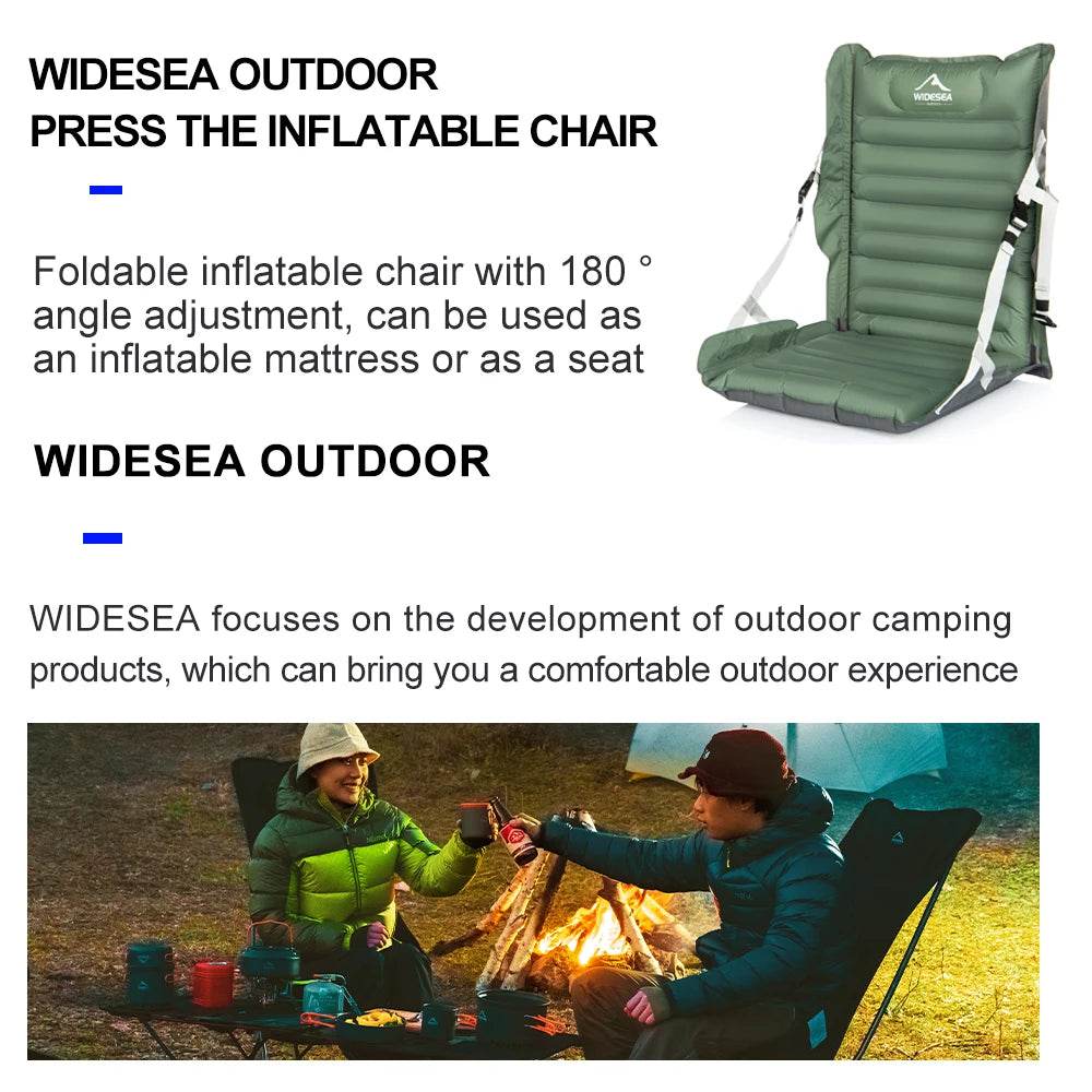 Widesea Folding Inflatable Cushion Mat - Fish & Cheaps | Fishing & Outdoor Gear