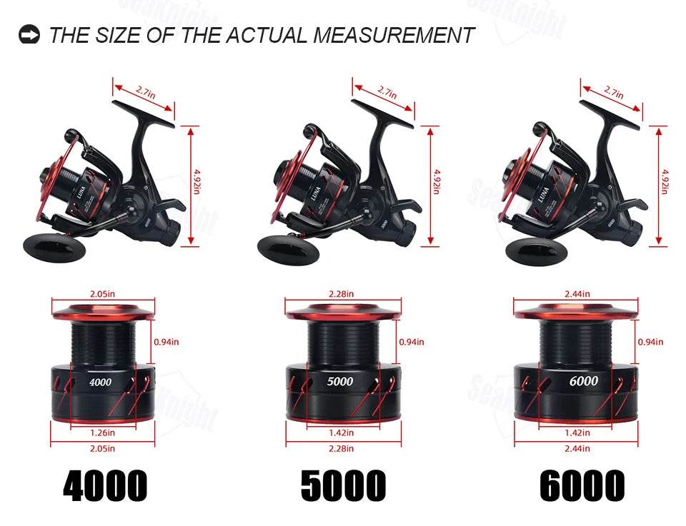 SeaKnight Baitrunner Carp Reel – LUNA 4000/5000/6000 - Fish & Cheaps | Fishing & Outdoor Gear