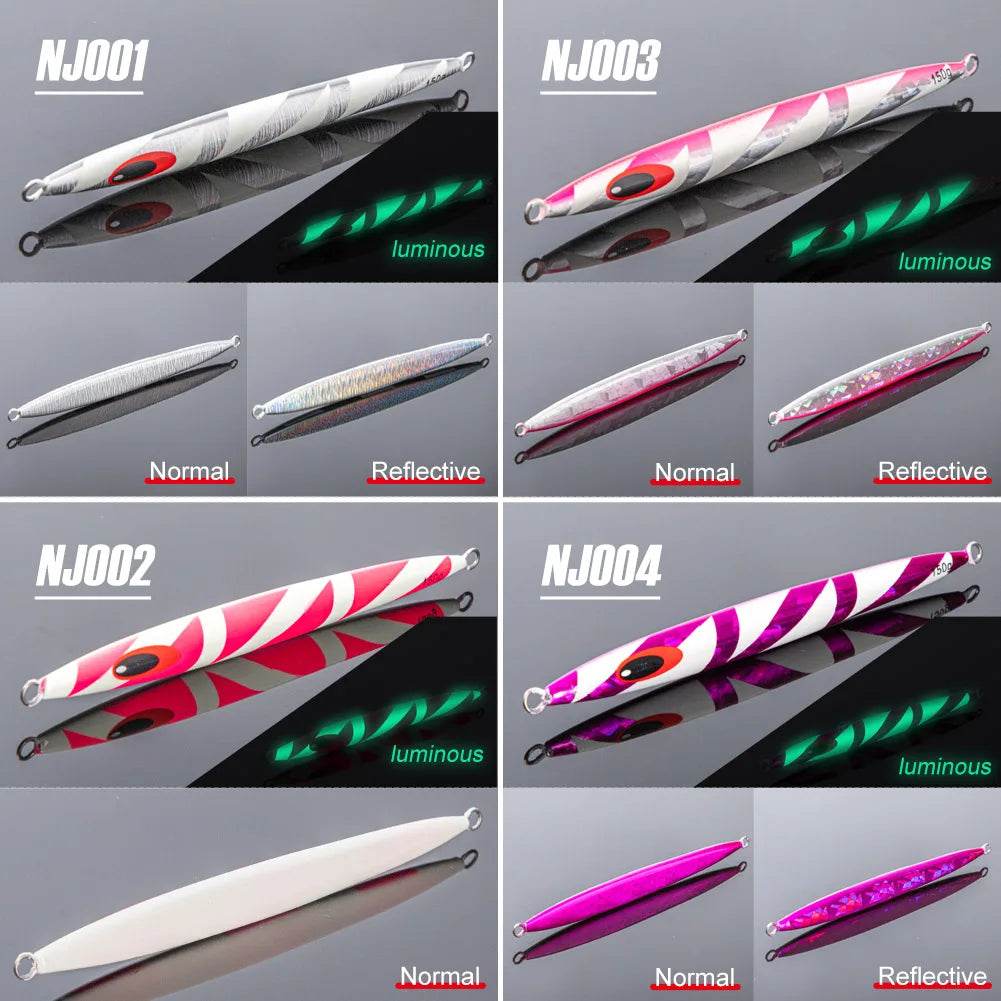 NOEBY 80g Metal Jig – High-Speed Deep Jigging Lure - Fish & Cheaps | Fishing & Outdoor Gear