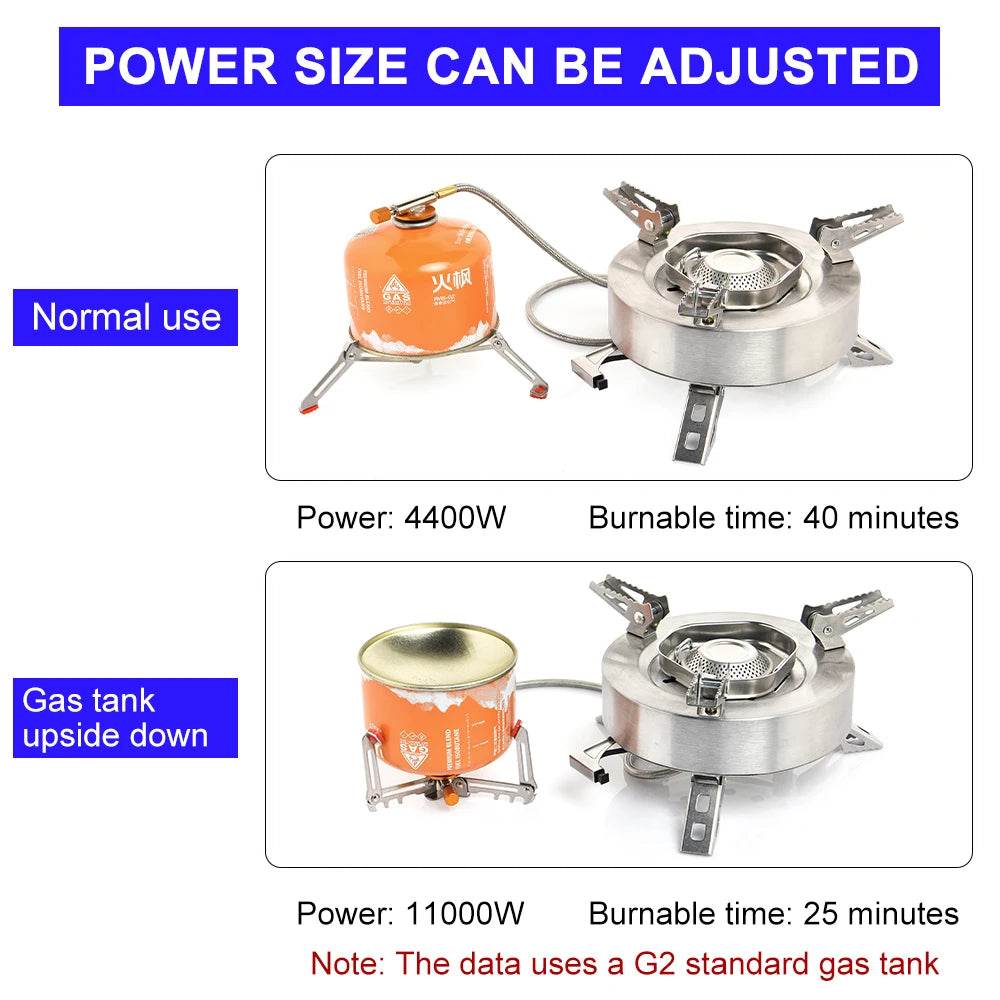 Widesea 4400W Camping Gas Stove — Big Power Outdoor Burner - Fish & Cheaps | Fishing & Outdoor Gear