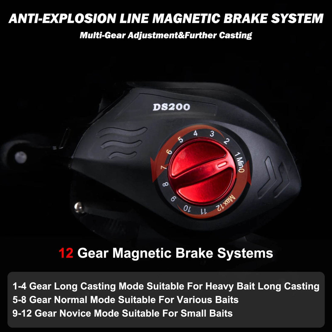 Goture DS200 Lightweight Baitcasting Reel - Fish & Cheaps | Fishing & Outdoor Gear