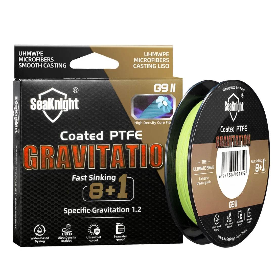 SeaKnight Gravitation G9II Sinking Braid - Fish & Cheaps | Fishing & Outdoor Gear