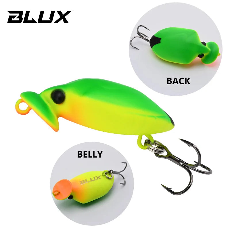 BLUX STINKBUG Insect Fishing Lure 31mm 2.5g BFS Topwater Crankbait Rolling Crank Freshwater Popper Bait Creek Trout Tackle
