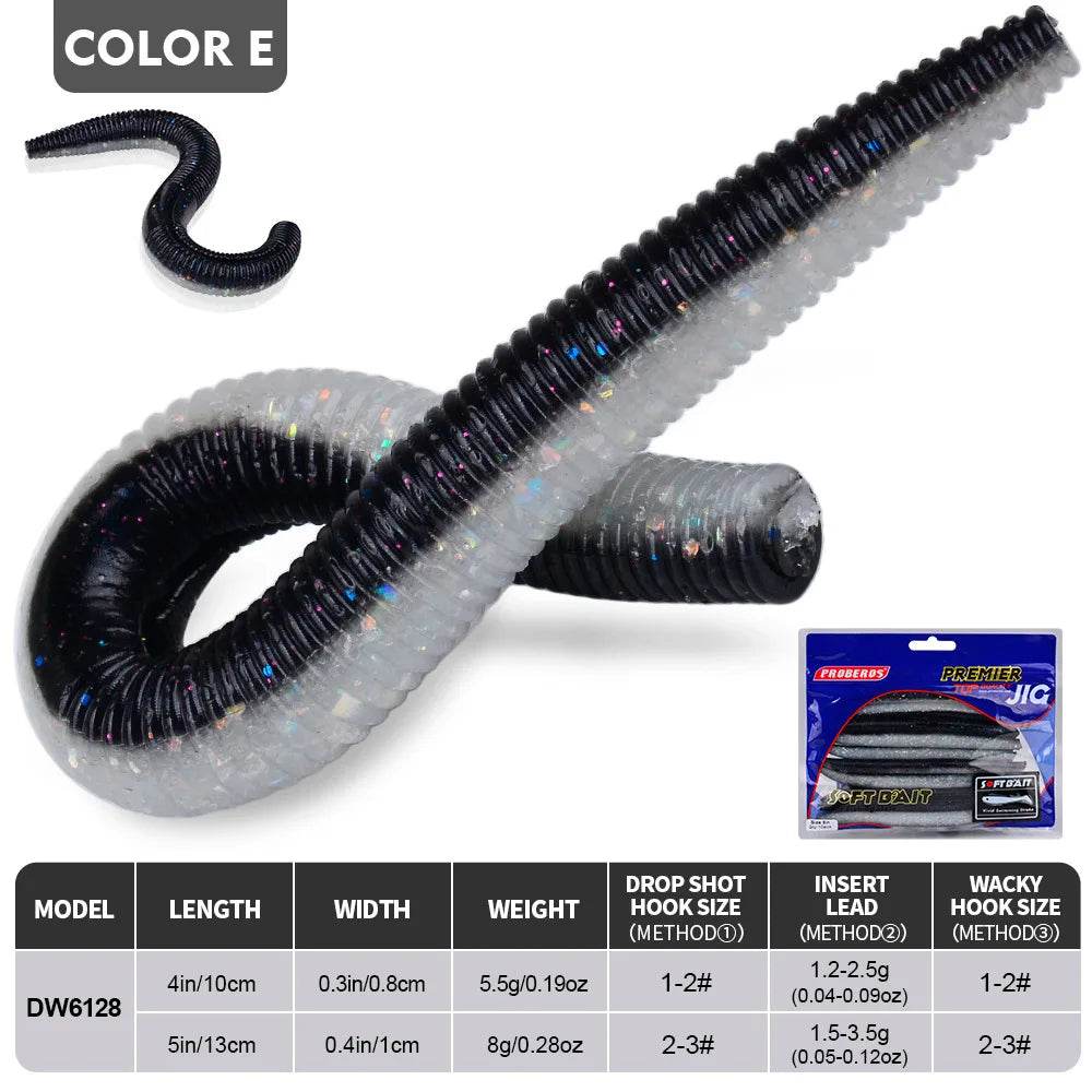 PROBEROS Lifelike Fishy Smell Worm Lures - Fish & Cheaps | Fishing & Outdoor Gear