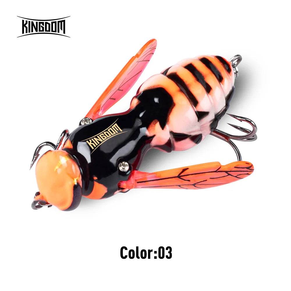 Kingdom Floating Wasp Bait – Ultra-Realistic Insect Lure - Fish & Cheaps | Fishing & Outdoor Gear