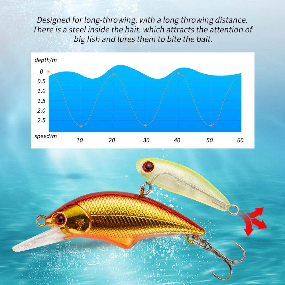 Johncoo Sinking Minnow Lure 42mm - Fish & Cheaps | Fishing & Outdoor Gear