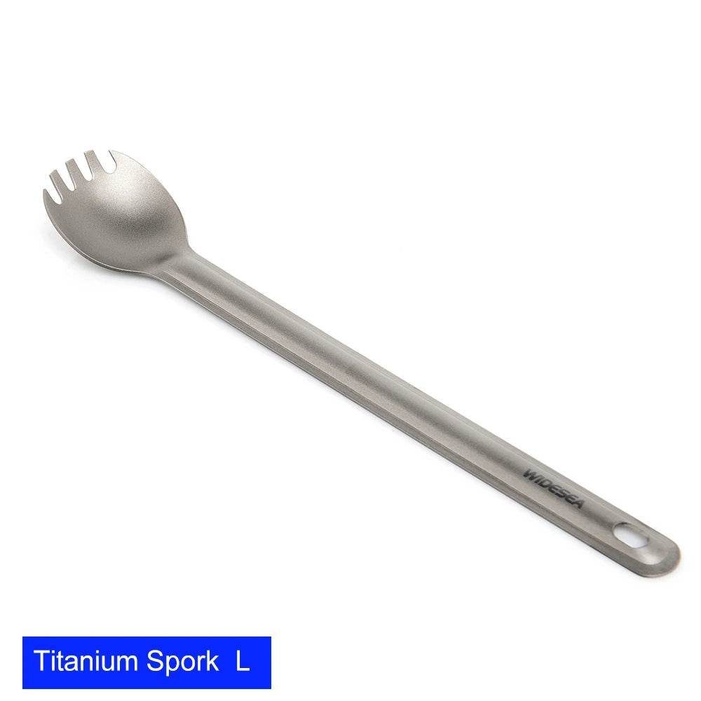 Widesea Titanium Camping Spork - Fish & Cheaps | Fishing & Outdoor Gear